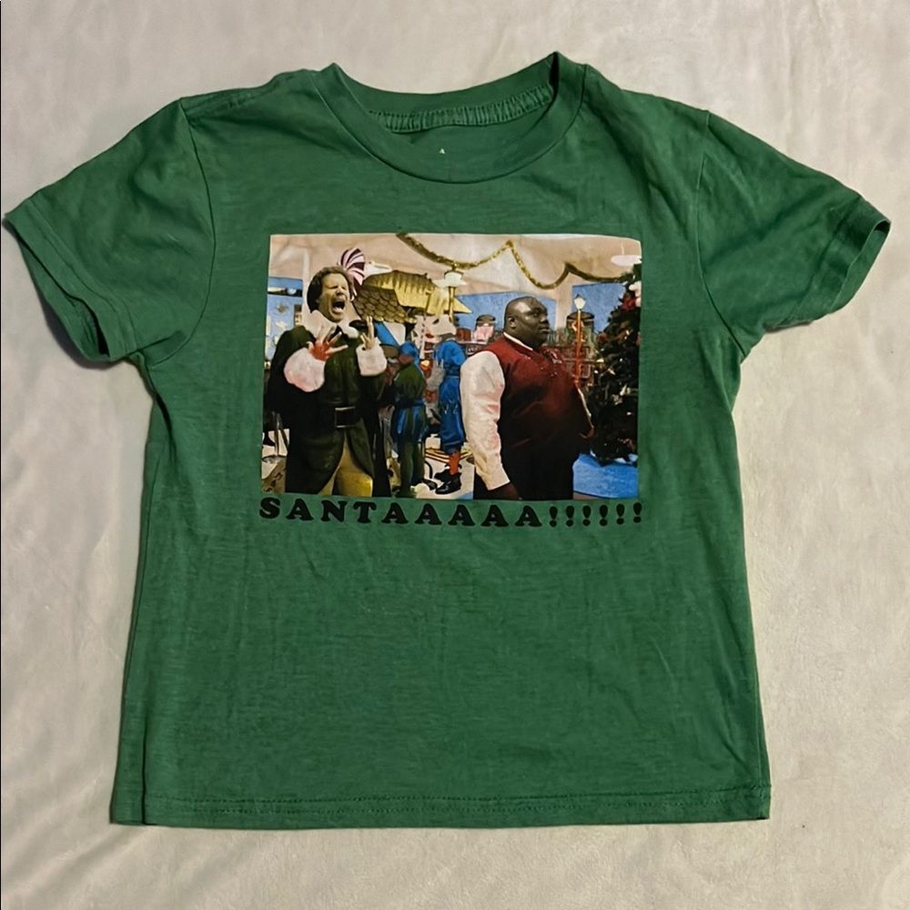 ELF Green Short Sleeve Graphic Tee